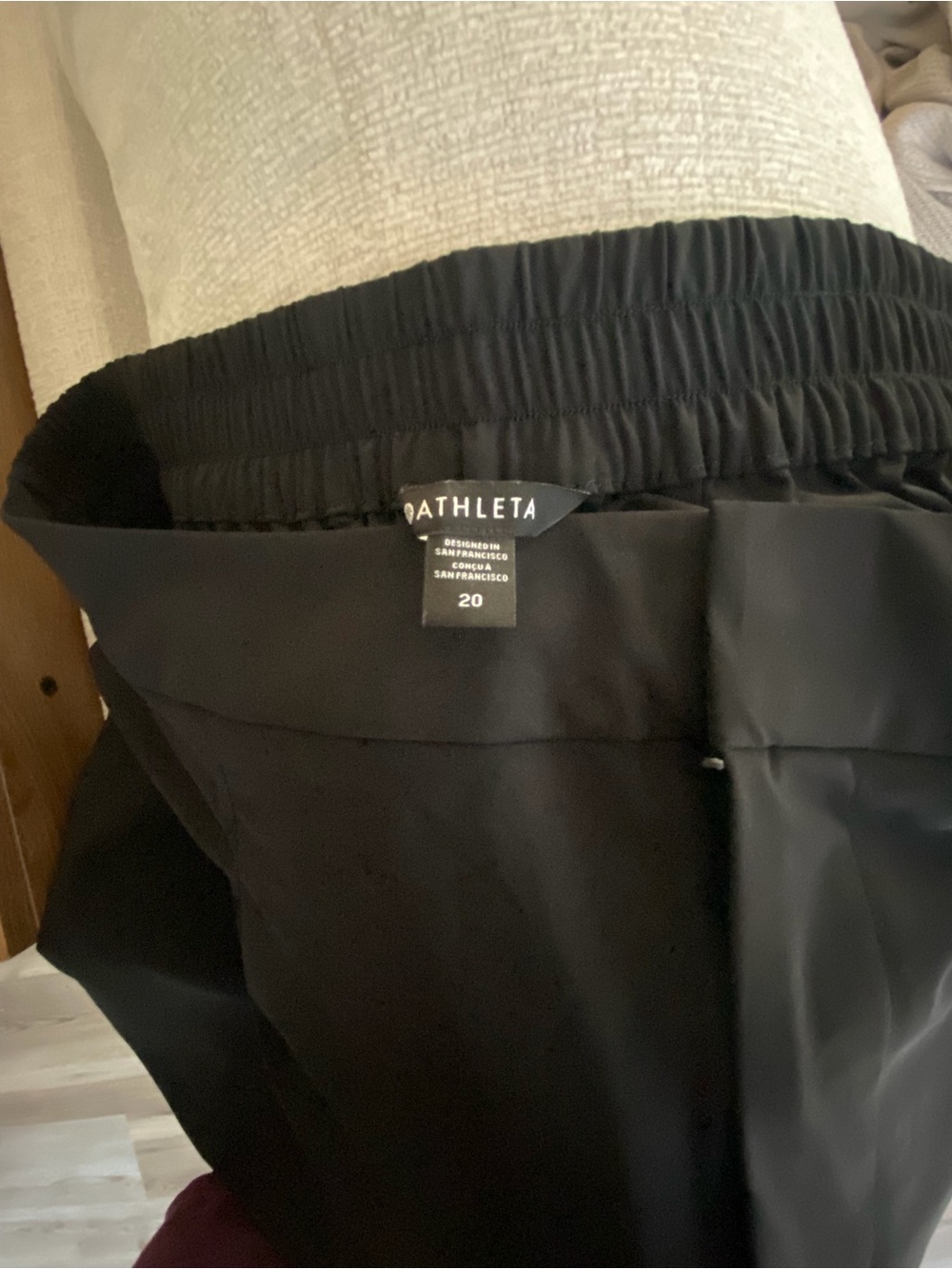 NWT Athleta Pinnacle High Rise Trouser - Black - Size 20 - Picture 15 of 16